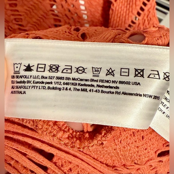 NWT Seafolly Marrakesh Tassel Cover-Up Dress Cinnamon Size‎ S - Picture 11 of 13